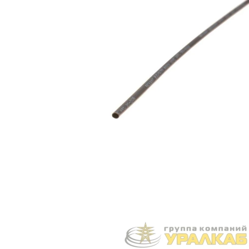 Трубка термоусадочная ТУТ нг 1.5/0.75 черн. 1м Rexant 