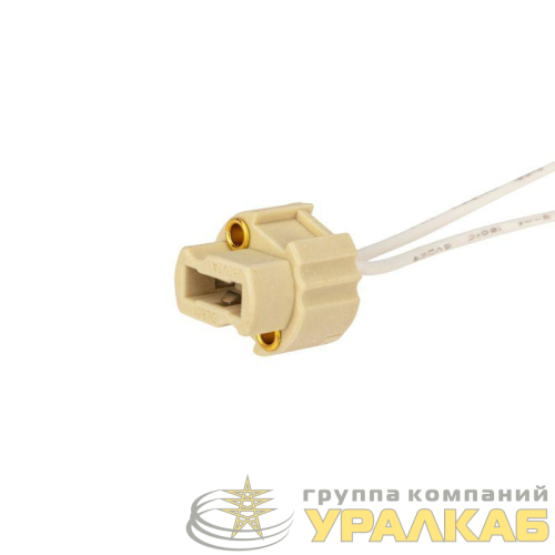 Цоколь "патрон" G9 с проводом 15 см бел. с этикеткой Rexant 11-8879 детальная картинка