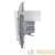 Переключатель 1-кл. Inspiria 10А IP44 250В 10AX механизм бел. IEK 673670 детальная картинка