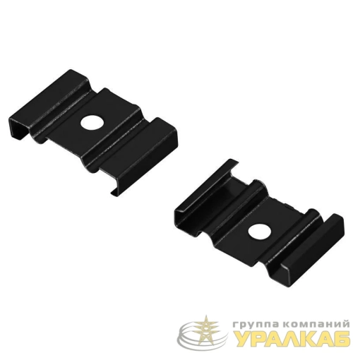 Держатель ARH-BENT-W18 BLACK металл (уп.2шт) Arlight 