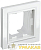 Рамка 1-м IP44 BRITE РУ-1-БрБ-44 бел. IEK BR-M12-44-K01