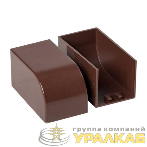 Заглушка 25х25 под темн. дерево Plast PROxima (уп.4шт) EKF ecd-25-25x4 детальная картинка