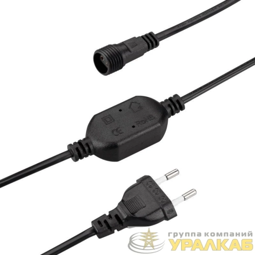 Шнур питания ARD-ICICLE-CLASSIC-1.5M Black (230В 1.6А) Ardecoled 044774 детальная картинка