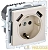 Розетка BRITE РЮш10-2-БрКр 16А с USB A+A 3.1А с заземл. защ. шторки механизм беж. IEK BR-R14-16-U21-D31-K10