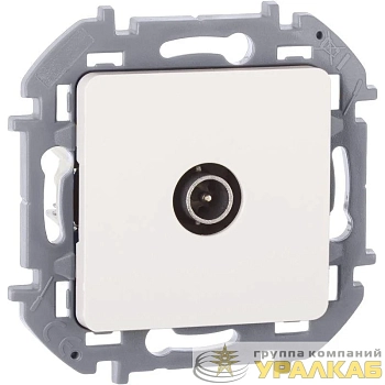 Розетка телевизионная проходная TV Inspiria 14дБ 5-862мГц механизм бел. IEK 