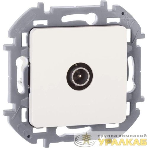 Розетка телевизионная проходная TV Inspiria 14дБ 5-862мГц механизм бел. IEK 