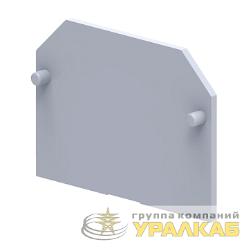 Крышка концевая для клеммы проходной OptiClip EP6/10U сер. КЭАЗ 