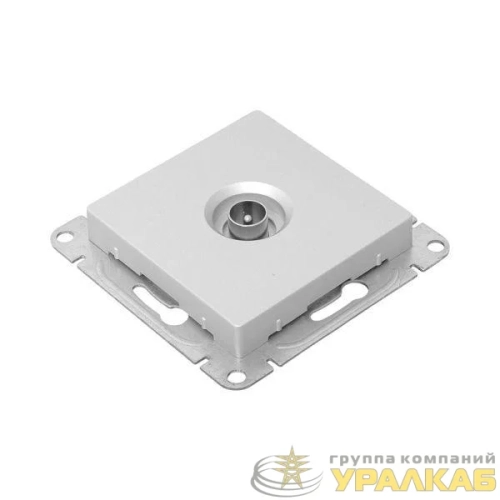 Розетка телевизионная TV 1-м СП Эпика механизм алюм. EKF 