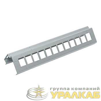 Патч-панель для 12 модулей RJ45 "Nova" PROxima EKF nv-pp12