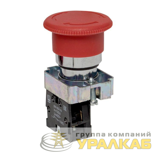 Кнопка "Грибок" BS542 NC поворотн. красн. PROxima EKF 
