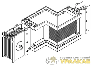 Секция Z-образ. прав. 5000А Al 3L+N+PER IP55 тран. IEK LB-5000A4-35-F-ZR