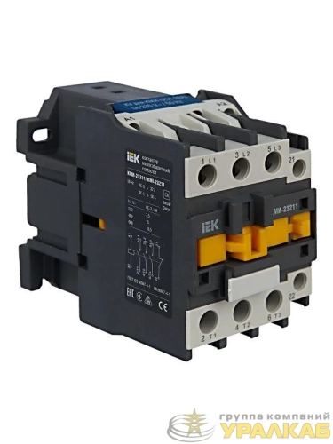 Контактор КМИ-23211 32А 230В/АС3 1НЗ IEK KKM21-032-230-01 детальная картинка