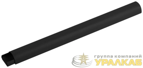 Кабель-канал 20х12 L2000 полукруглый графит KK-20-12-GR Эра 