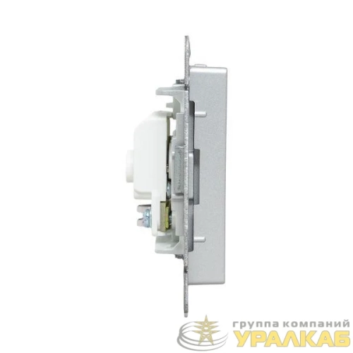 Розетка телевизионная TV 1-м СП Эпика механизм алюм. EKF 