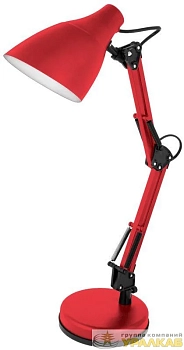 Светильник KD-331 C04 настол. 230В 40Вт красн. E27 Camelion 