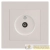 Розетка телевизионная одиночная TV СП Accent 6-301-06 IP20 перламутр. Intro 