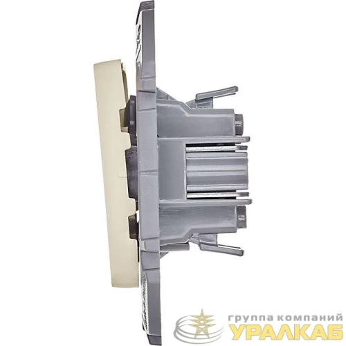 Выключатель 2-кл. Inspiria 10А IP20 250В 10AX механизм сл. кость IEK 673621 детальная картинка