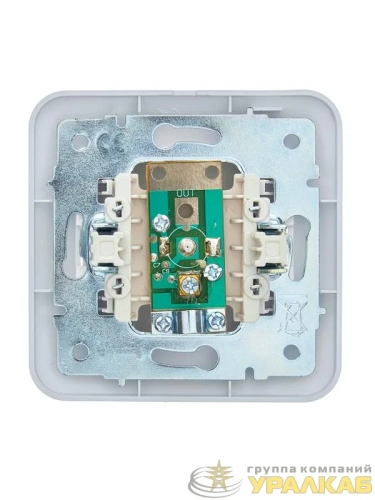 Розетка телевизионная оконечная TV СП ASTI IP20 в сборе бел. LEZARD 