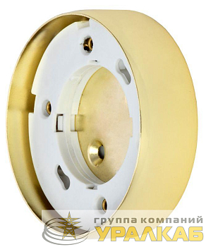 Светильник накладной под лампу GX53 золото IEK LUPB0-GX53-1-K22