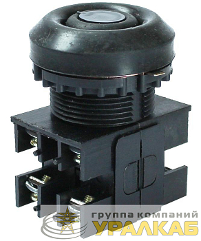 Выключатель кнопочный ВК30-10-22110-54 У2 2з+2р цилиндр 10А 660В IP54 черн. Электротехник ET052784