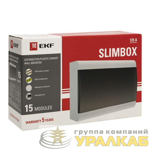 Щит ЩРН-П-15 "SlimBox" IP41 PROxima EKF sb-n-15 детальная картинка