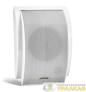 Громкоговоритель трансляционный настенный SWS-106-103 100В 6/3/1.5Вт 180Гц-15кГц звуков. давл. 90±3дБ чувствит. 90±3дБ 296х200х84мм 0.88кг ABS-пластик винтов. клеммы до 2х1.5мм SONAR 