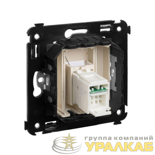 Розетка компьютерная 1-м СП RJ-45 кат.5е "Avanti" "Ванильная дымка" DKC 4405463 детальная картинка