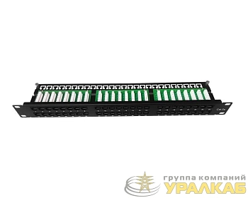 Патч-панель 19 1U кат.5E неэкранир. высокой плотности 48 порта RJ45 Krone IDC TOKOV ELECTRIC TKE-PP-5E-1U-48P-UTP