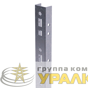 Профиль прямолинейный L250 2.5мм на 2 рожка цинк-ламель DKC BPT2902ZL