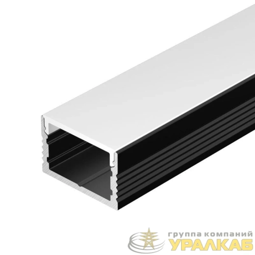 Профиль SL-SLIM15-H10-2000 BLACK L2000 алюм. Arlight 