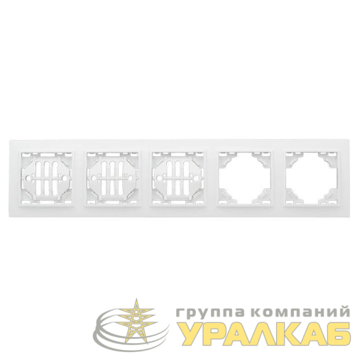 Рамка 5-м Минск горизонтальная бел. EKF ERM-G-305-10 детальная картинка