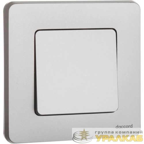 Переключатель 1-кл. Inspiria 10А IP44 250В 10AX механизм алюм. IEK 673672 детальная картинка
