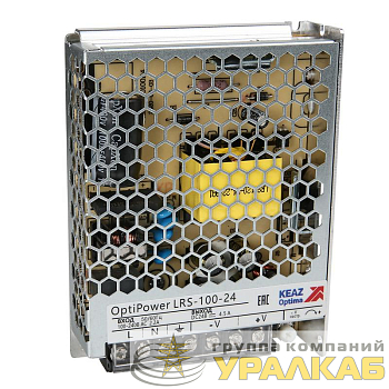 Блок питания панельный OptiPower LRS 100-24 4.5A КЭАЗ 328879