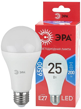 Лампа светодиодная ECO LED A65-25W-865-E27 R (диод груша 25Вт холодн. E27) (10/100/1200) Эра Б0048011