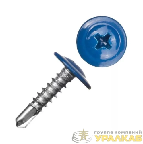 Саморез ШСММ сверло 4.2х16 син. KP RAL 5010 (уп.20шт) Tech-Krep/Zitar 125526 детальная картинка