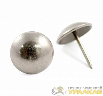 Гвоздь декоративный Сфера 11мм 1.3х16мм никель (уп.30шт) Tech-Krep/Zitar 