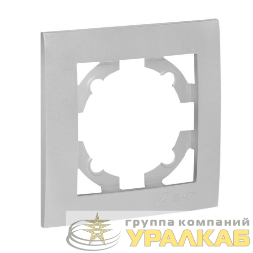 Рамка 1-м Валенсия сталь EKF EWM-G-301-30 детальная картинка