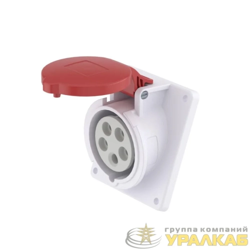 Розетка СП 16А 400В 5п 3P+E+N IP44 с наклоном DKC 