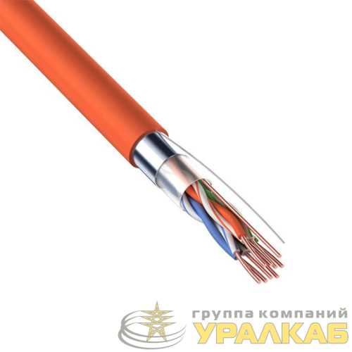 Кабель FTP 4х2х24AWG CAT5e 305м нг(А)-HF (м) Rexant 01-0150 детальная картинка