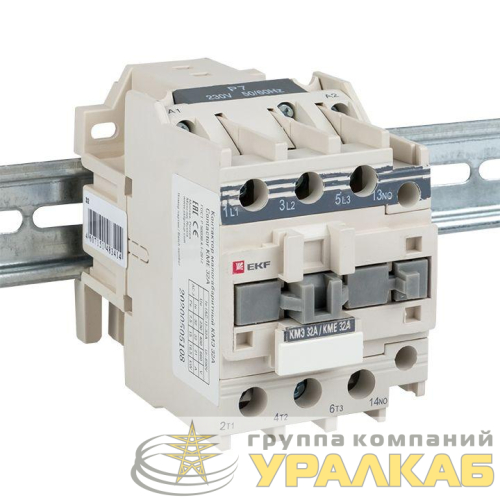 Контактор КМЭ 32А кат. 220В AC 1НО EKF ctr-s-32-220 детальная картинка