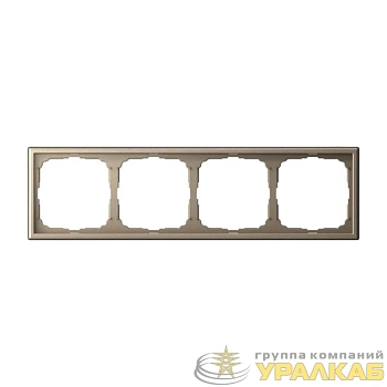 Рамка 4-м ArtGallery универс. шампань SE 