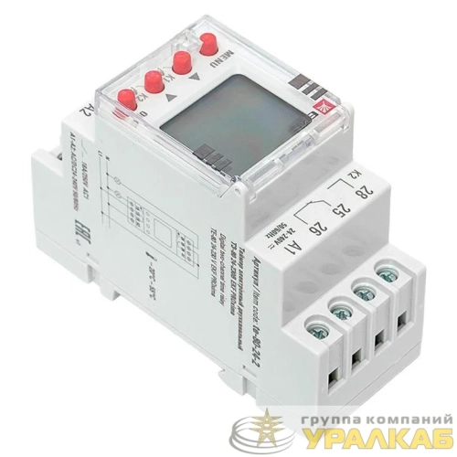 Таймер электронный двухканальный ТЭ-80 24-230В EKF te-80-24-2 детальная картинка