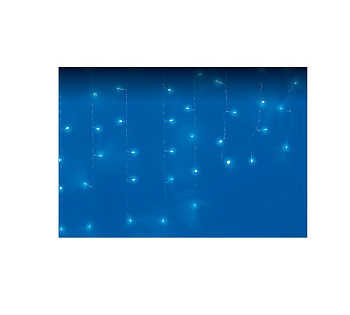 Бахрома LED ULD-B1805-048/DTA BLUE IP20 1.8м 48 диодов синий свет провод прозр. Uniel UL-00007206