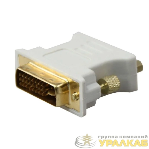 Переходник аудио штекер DVI - гнездо VGA блист. Rexant 06-0173-B детальная картинка