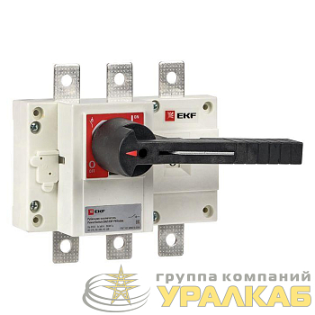 Рубильник-выключатель 3п 250А с рукояткой управления для прямой установки PowerSwitch PROxima EKF psds-250-3
