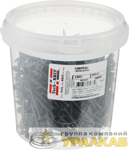 Саморез ШСГД 3.8х51 (уп.500шт) Tech-KREP 100083