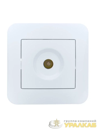 Розетка телевизионная оконечная TV СП ASTI IP20 в сборе бел. LEZARD 