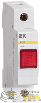 Лампа сигнальная ЛС-47 красн. IEK MLS10-230-K04