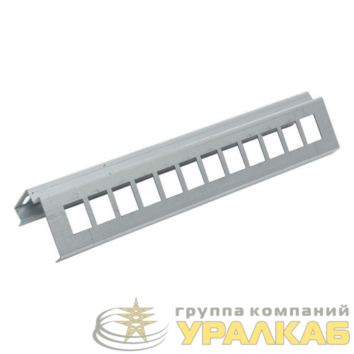 Патч-панель для 12 модулей RJ45 "Nova" PROxima EKF nv-pp12