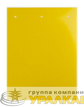 Табличка полужесткая установка в держатель ПВХ-0.5 желт. (уп.330шт) DKC TAS359Y